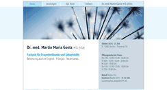 Desktop Screenshot of dr-goetz-aachen.de
